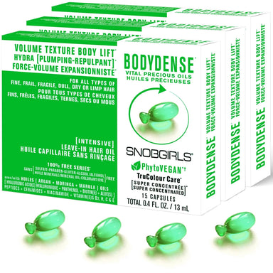 BODYDENSE Vegan Hair Oil for Volume Texture Body Lift - 45 Capsules - SNOBGIRLS.com