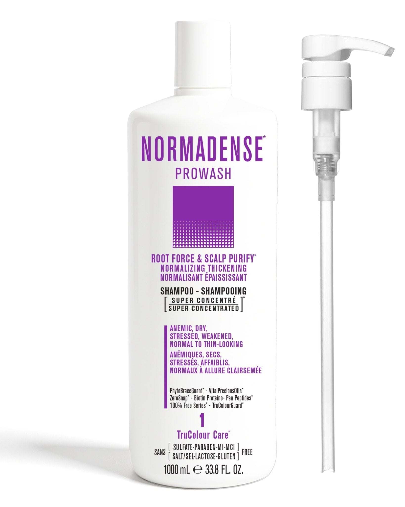 NORMADENSE 1 Prowash Vegan Hair Shampoo & Pump - SNOBGIRLS.com