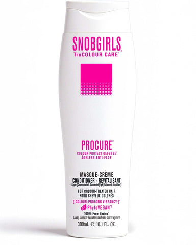 PROCURE Vegan Conditioner300 mLCOLOUR PROTECT DEFENSE Vegan Conditioner for Colour Treated Hair.
Lightweight cream richly auto-emulsifies to help nourish, revitalize, and protect by deeply infusinSNOBGIRLS.com