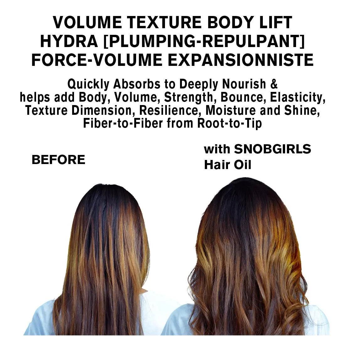 Trio BODYDENSE Vegan Shampoo, Conditioner, Hair Oil for Volume TextureVegan Shampoo ConditionerSNOBGIRLS.com