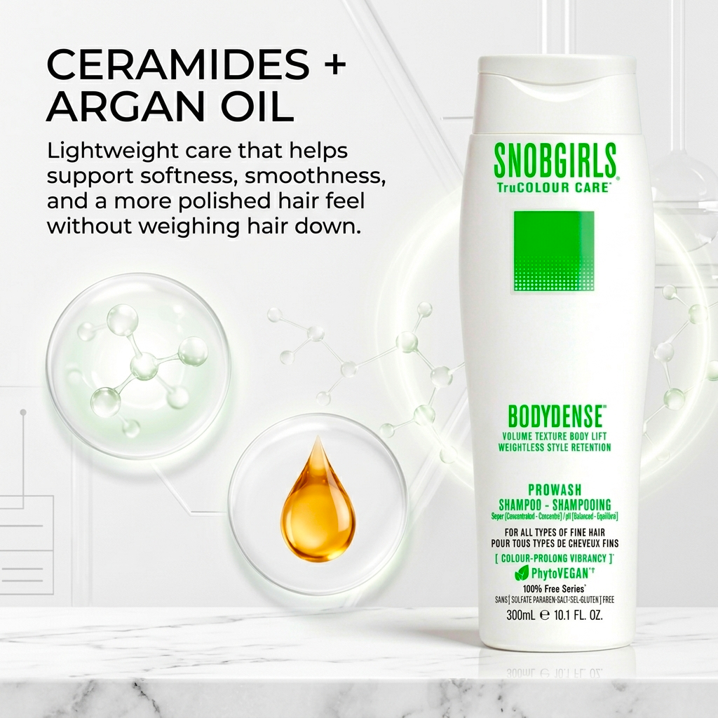 BODYDENSE Shampoo Conditioner DUO for weightless volume and body lift on fine, thin hair