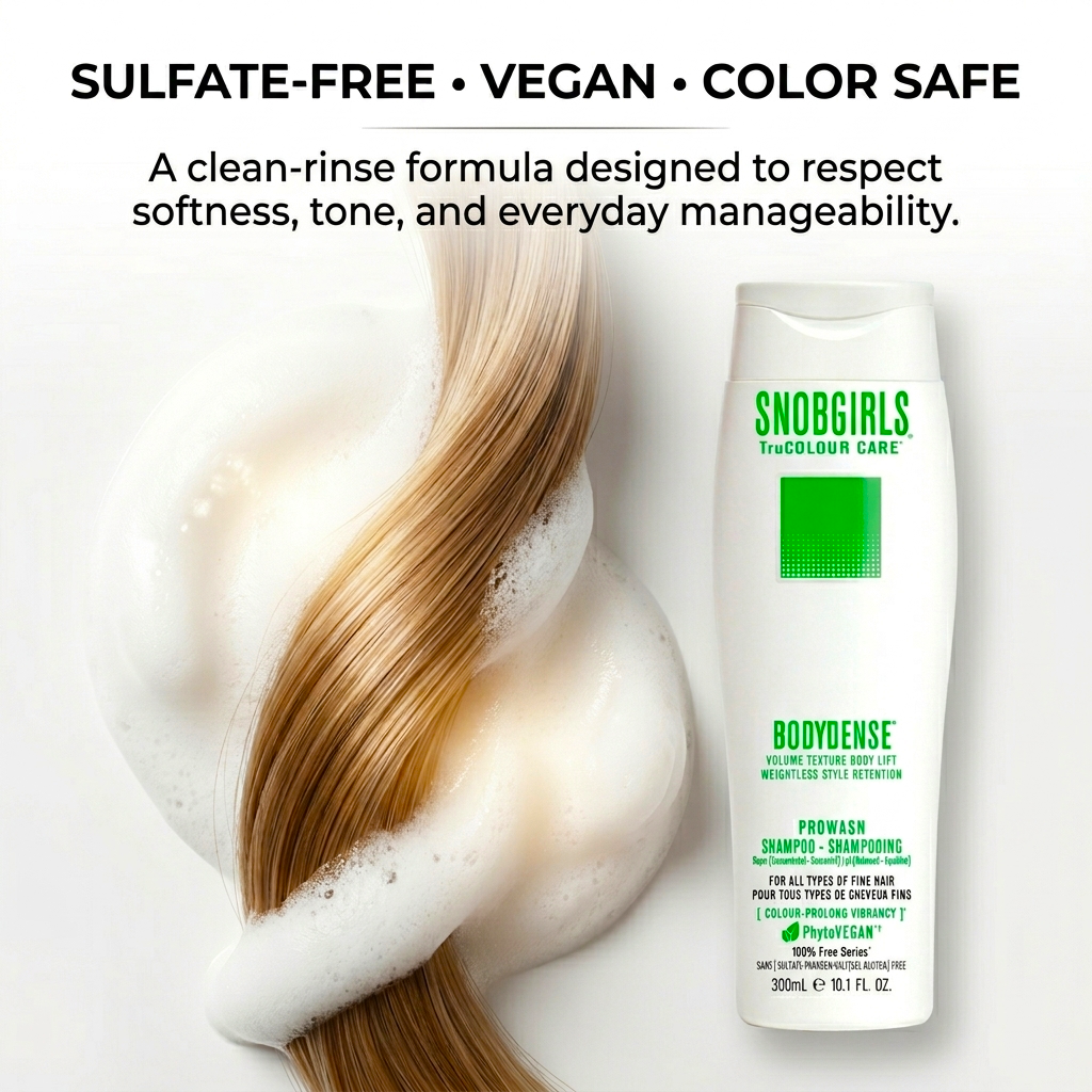 BODYDENSE Shampoo Conditioner DUO for weightless volume and body lift on fine, thin, limp hair