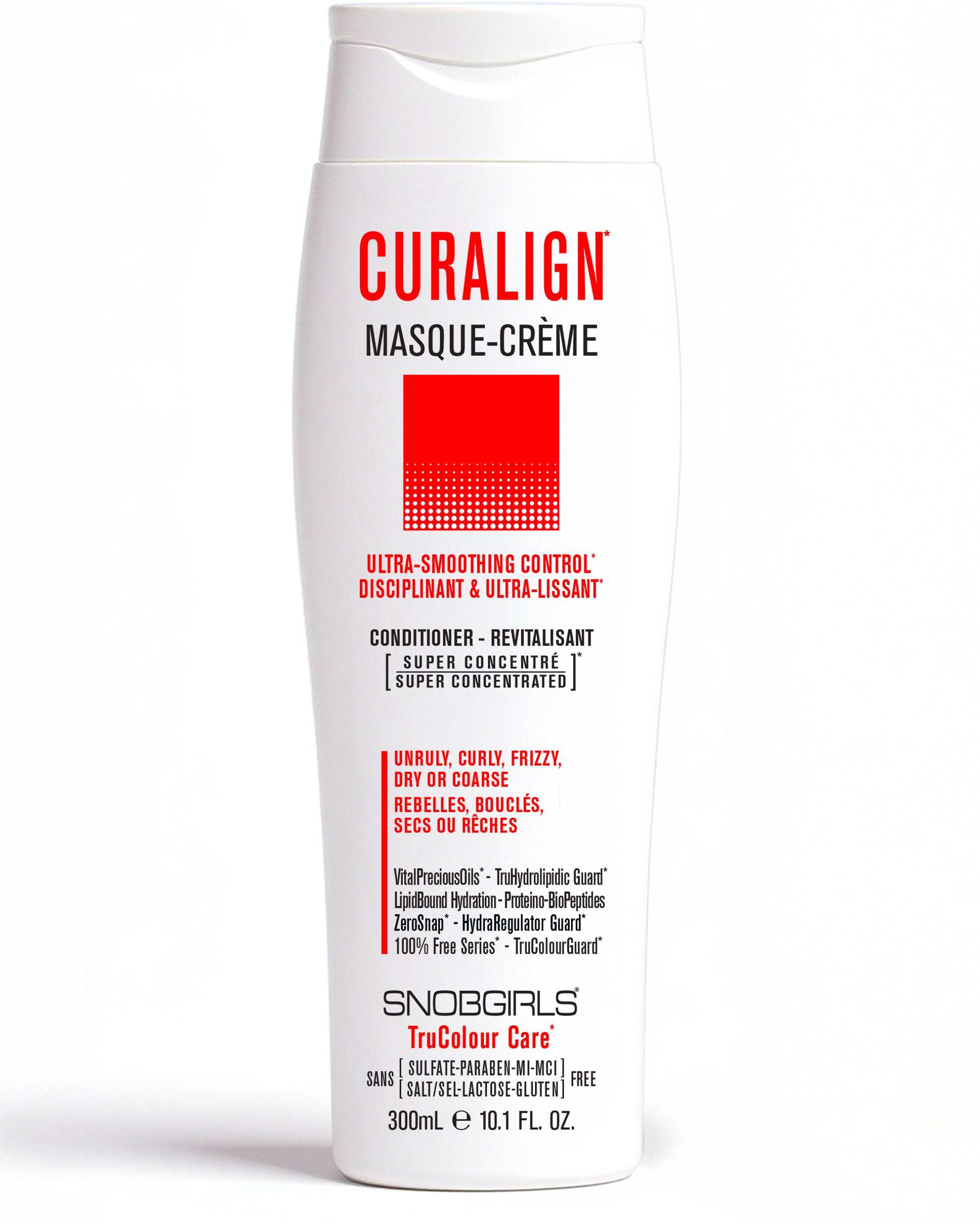 CURALIGN Shampoo Conditioner DuoULTRA-SMOOTHING CONTROL
For Unruly, Curly, Frizzy, Dry or Coarse Hair1 x CURALIGN  Shampoo 300 mL1 x CURALIGN  Conditioner 300 mL The SUPER CONCENTRATED PROWASH luxuSNOBGIRLS.com