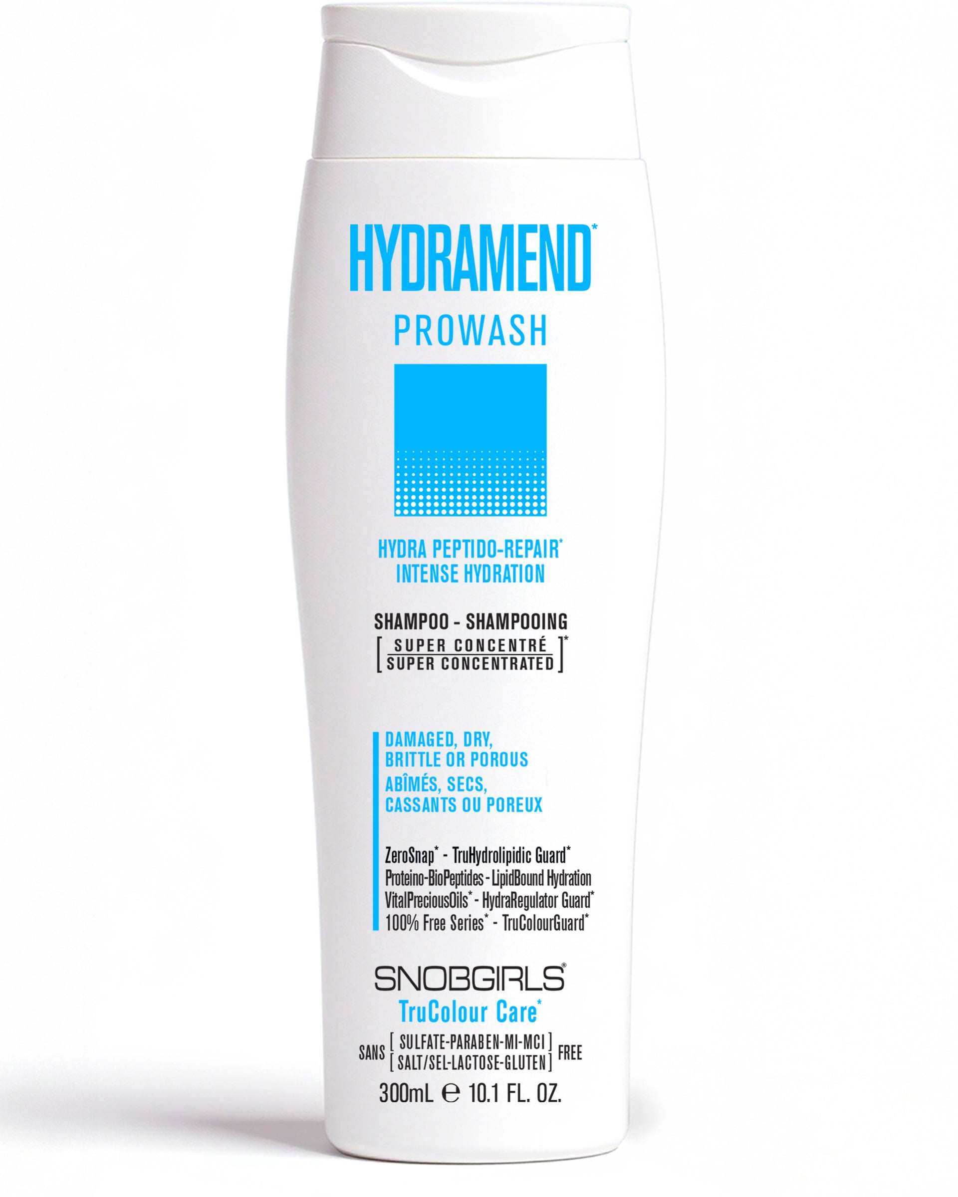 HYDRAMEND Hydrating Shampoo Conditioner DUOHYDRA PEPTIDO-REPAIRINTENSE HYDRATION
For Damaged, Dry, Brittle or Porous Hair 1 x HYDRAMEND  Hydrating Shampoo 300 mL 1 x HYDRAMEND  Hydrating Conditioner 300 mL 

SNOBGIRLS.com