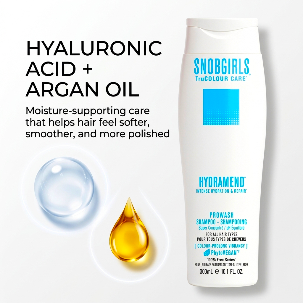 HYDRAMEND Hydrating Shampoo and Conditioner duo for intense hydration and repair of dry, damaged hair