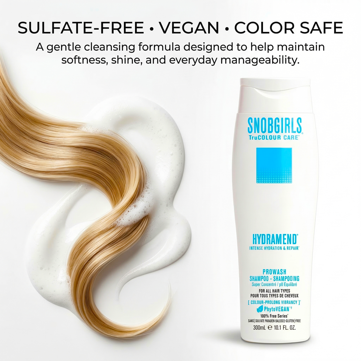 HYDRAMEND Hydrating Shampoo and Conditioner duo for intense hydration and repair of dry, damaged hair