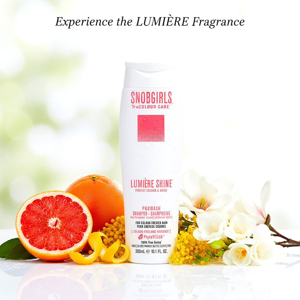 LUMIERE HIGHCURE vegan shampoo for blonde and platinum hair with color-safe, hydrating, gentle cleansing formula