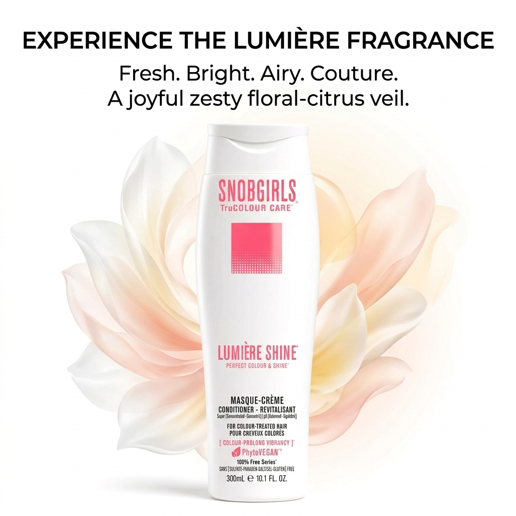 LUMIÈRE HIGH-CURE vegan shampoo and conditioner duo for blonde and platinum hair care