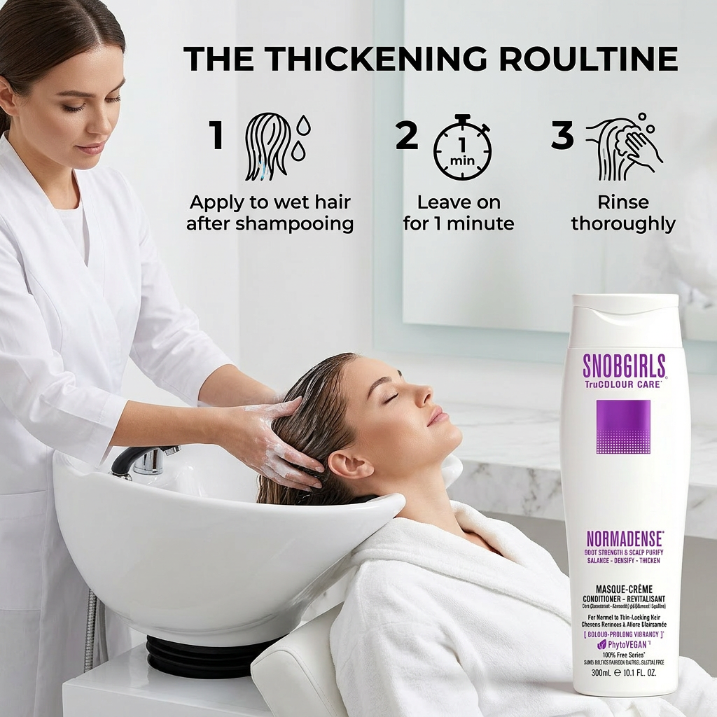 DUO NORMADENSE 1 shampoo and conditioner duo for thicker, fuller hair 1000 mL bottles