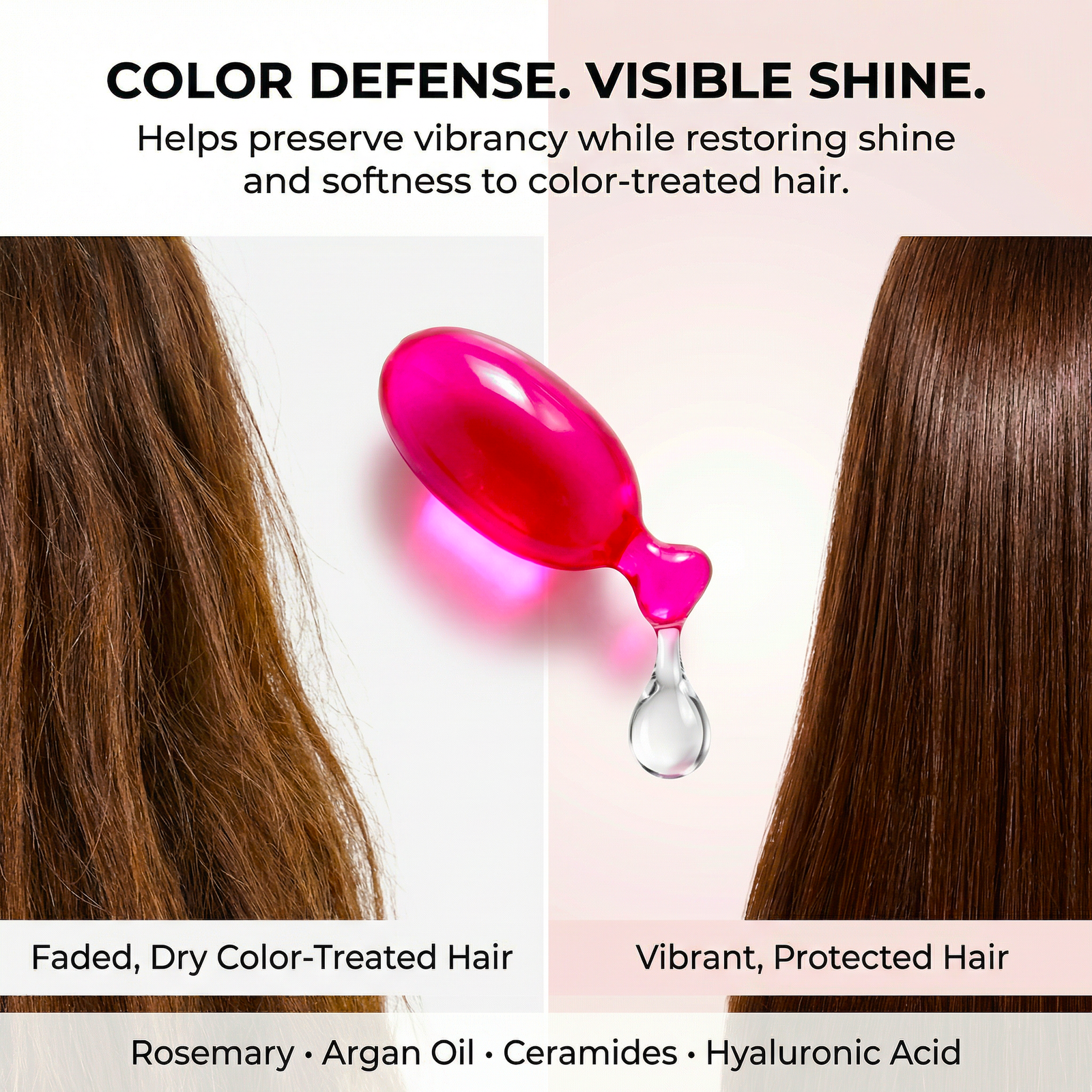 PROCURE Vegan Hair Oil Capsules for Color Defense and Vibrancy in color-treated hair