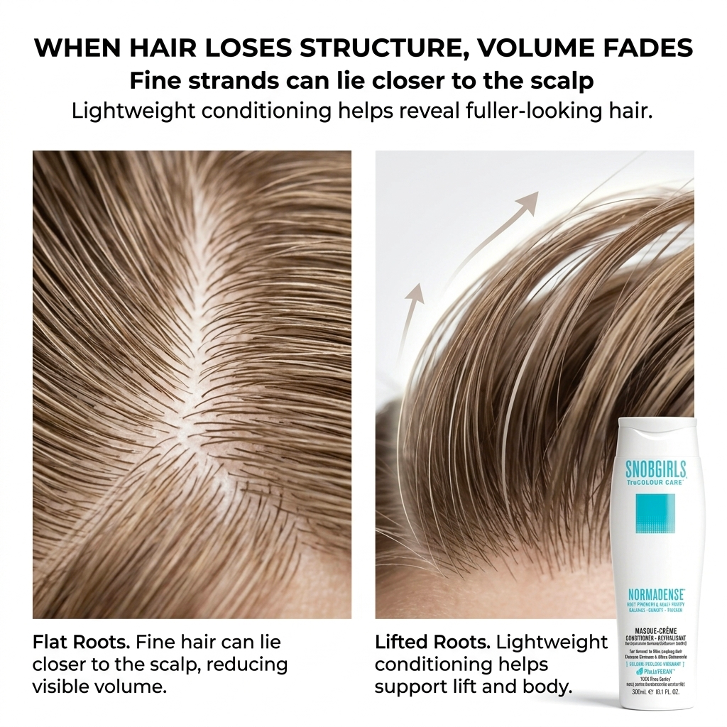 NORMADENSE 2 vegan hair conditioner for fuller, denser, weightless care of thin, fragile hair