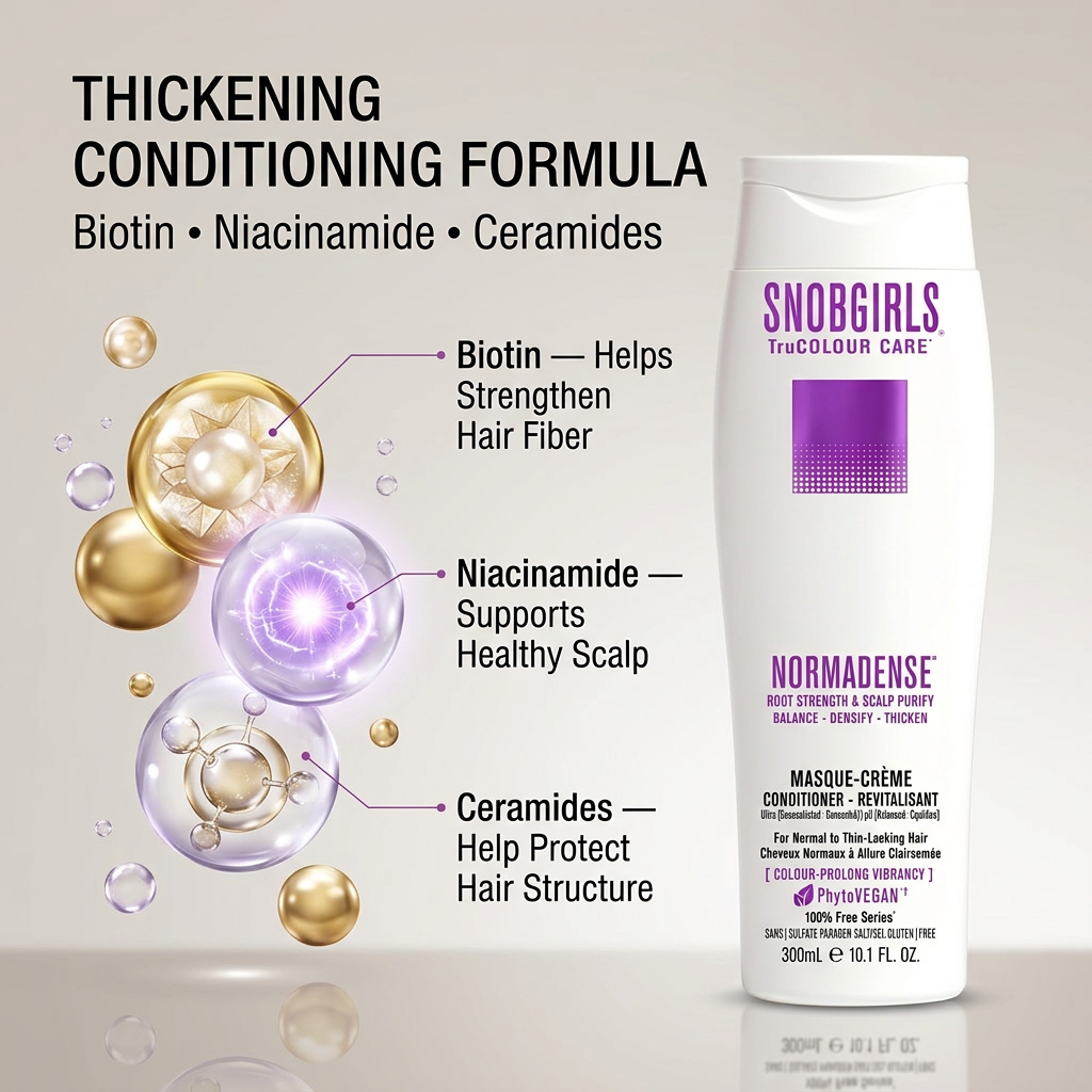 DUO NORMADENSE 1 shampoo and conditioner duo for thicker, fuller hair 1000ml bottles