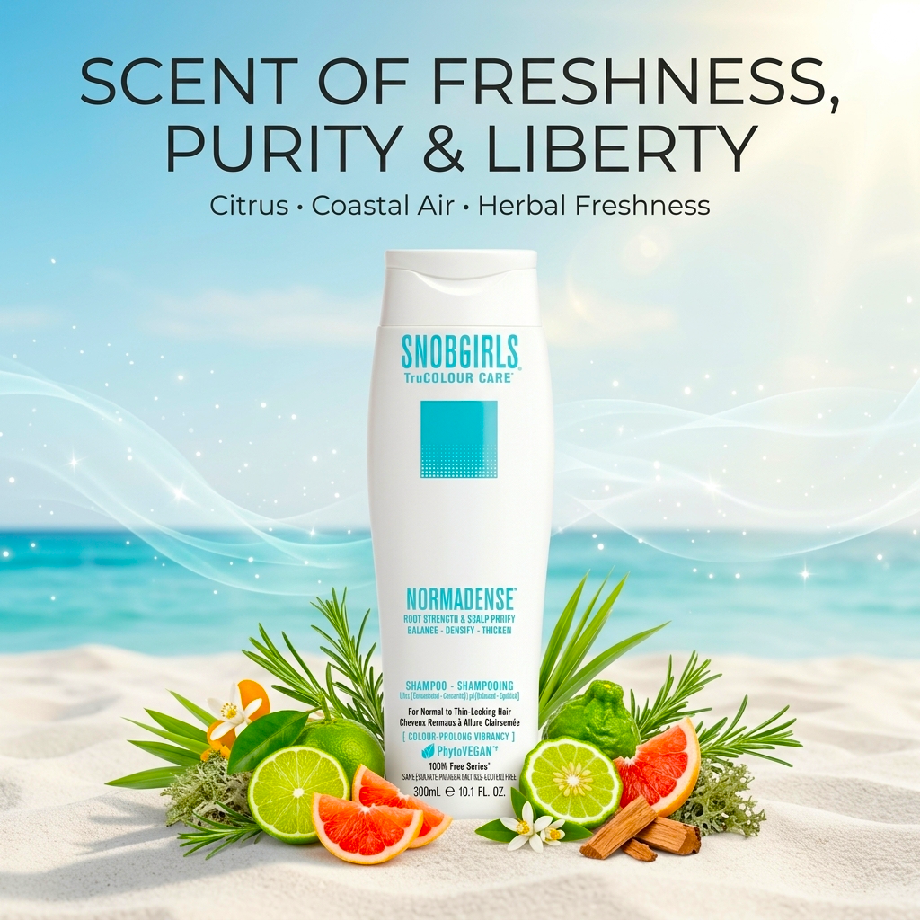 DUO NORMADENSE 2 shampoo and conditioner set for denser, fuller hair, 1000 mL, vegan and color-safe