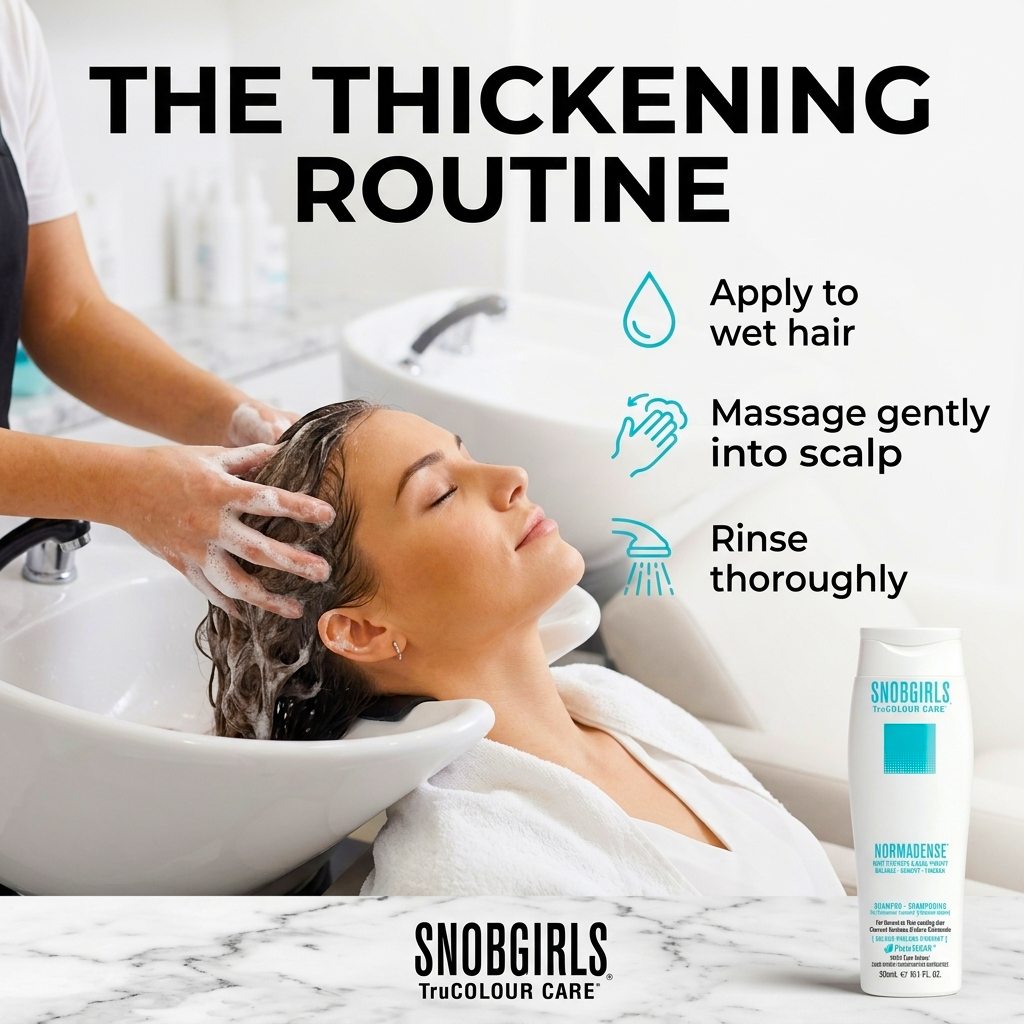 NORMADENSE 2 Prowash vegan shampoo for fuller, denser hair and scalp care