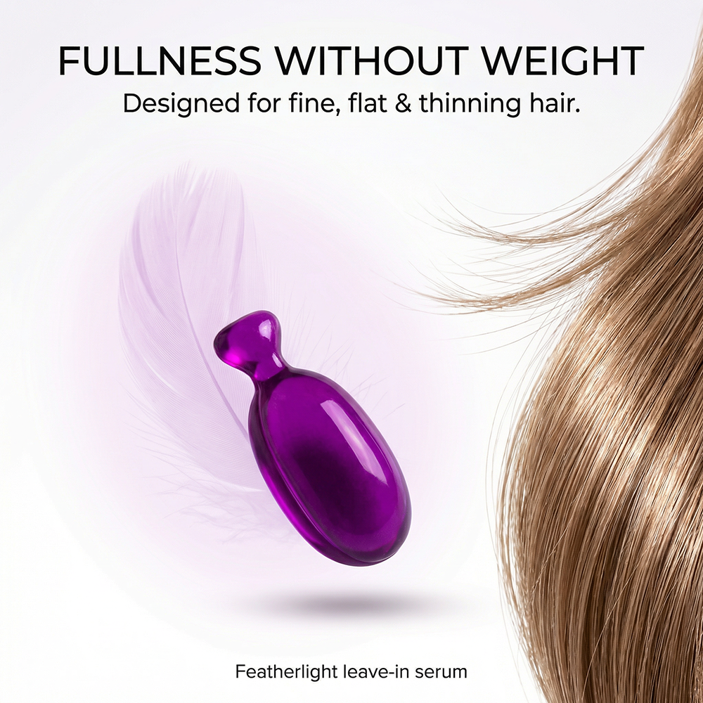 NORMADENSE Vegan Hair Oil capsules for fuller, denser, and nourished hair