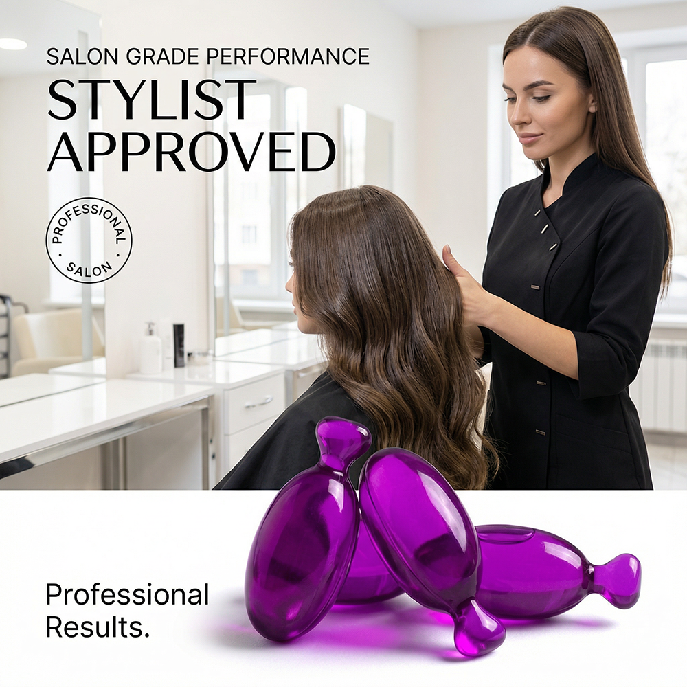 NORMADENSE vegan hair oil capsules for fuller, denser, and nourished hair