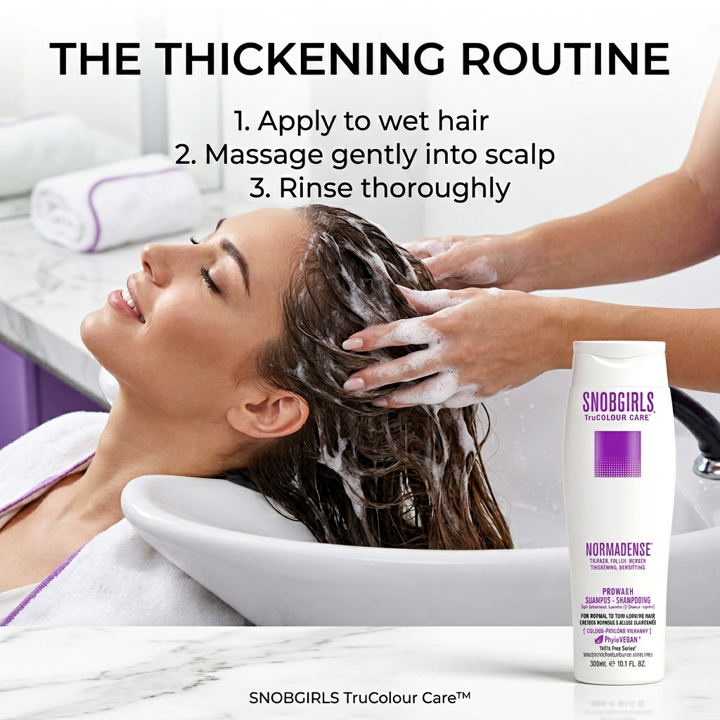 NORMADENSE 1 Vegan Shampoo, Conditioner, and Hair Oil Trio for fuller, thicker hair