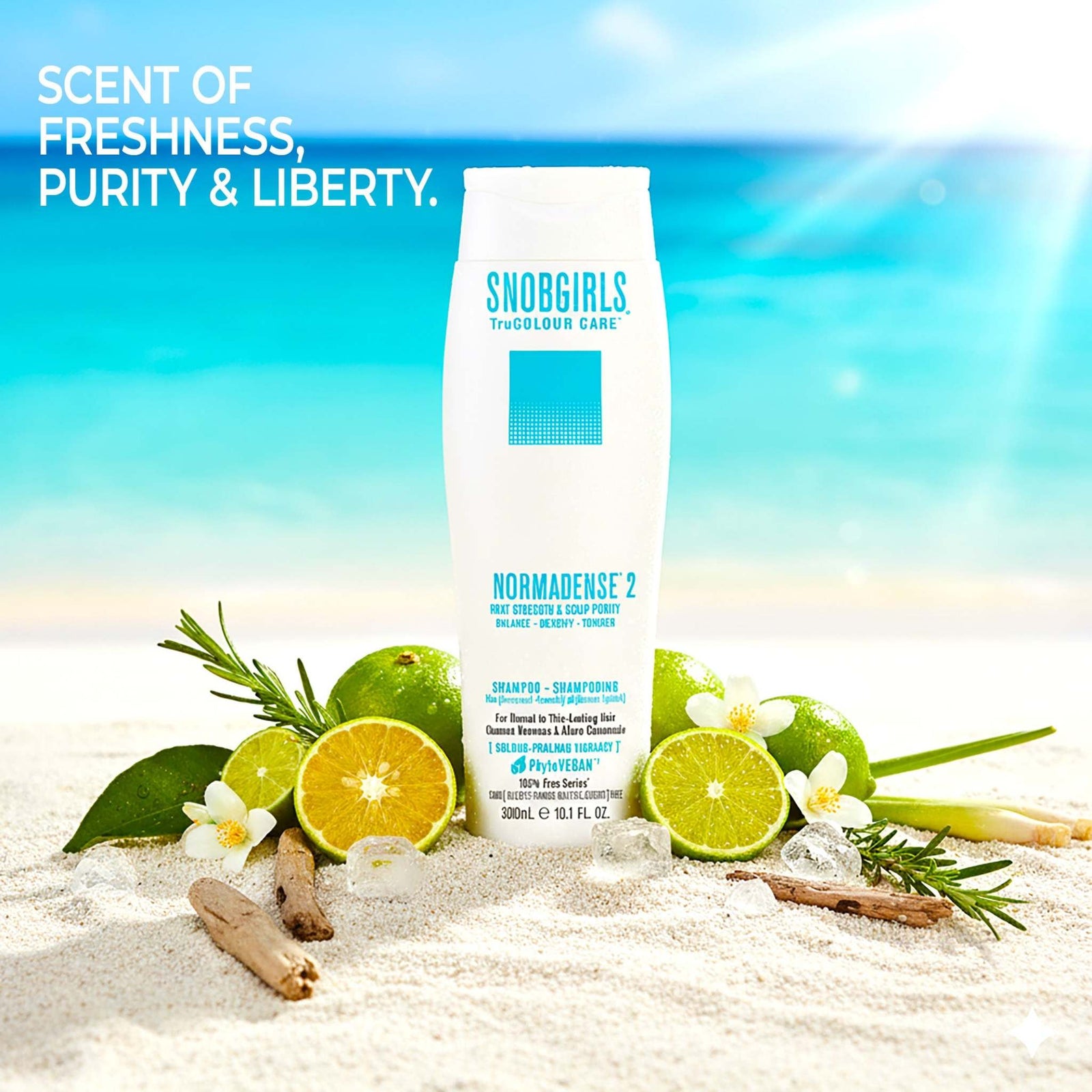 NORMADENSE 2 Shampoo and Conditioner Duo for thick, full, dense hair, sulfate-free, 2 liters