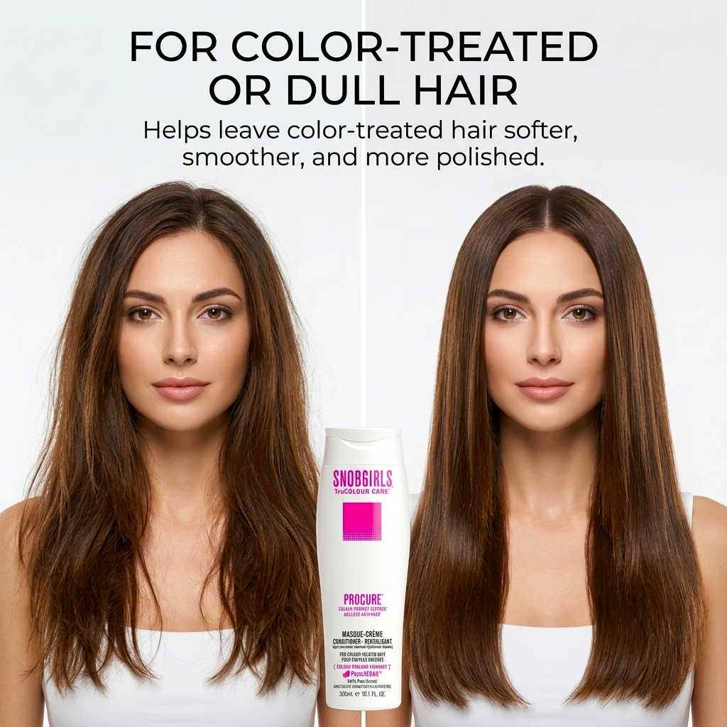 PROCURE Vegan Conditioner 1000mL bottle for color-treated hair nourishment and vibrancy