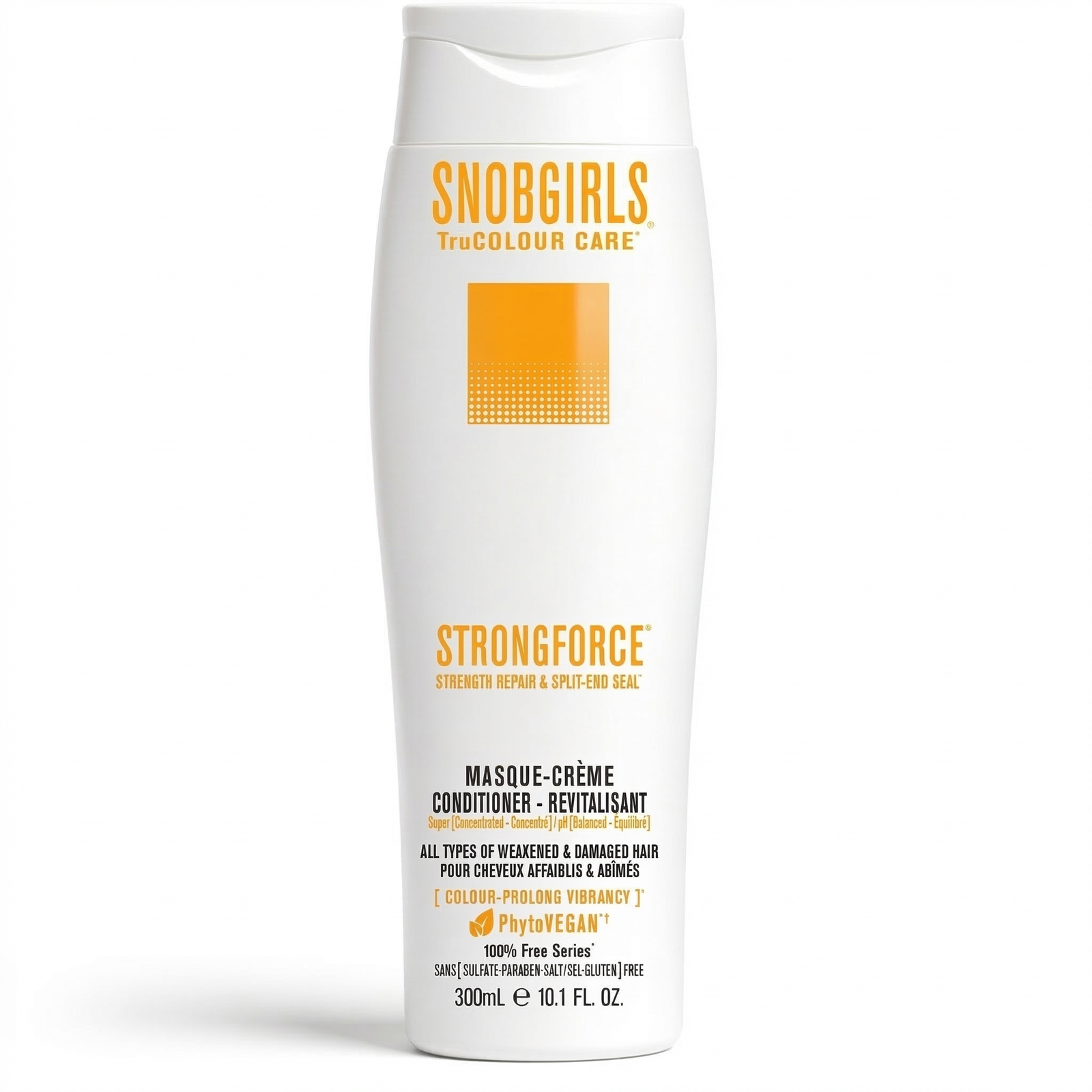 STRONGFORCE Vegan Conditioner super concentrée masque-crème for strengthening and repairing dry, damaged hair