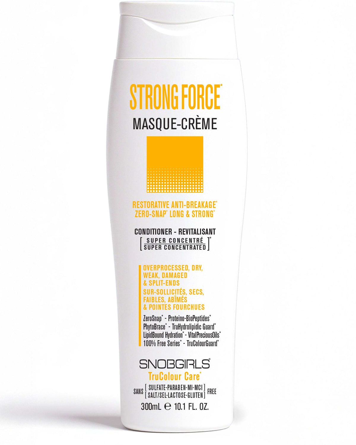 STRONGFORCE Shampoo Conditioner duo for restorative anti-breakage and nourishing treatment of overprocessed, dry, weak hair
