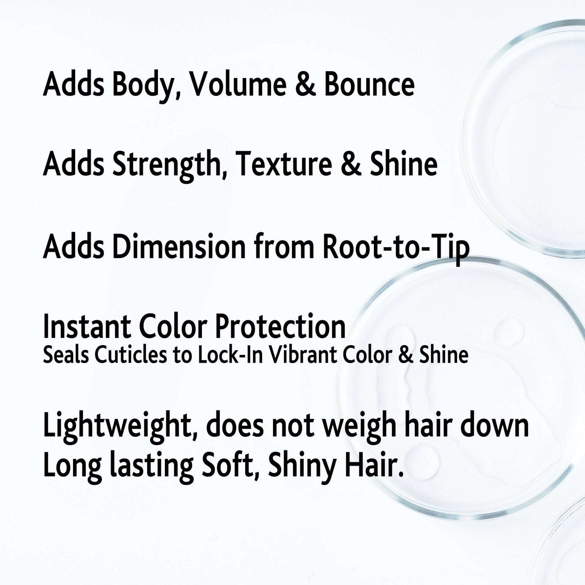 BODYDENSE Shampoo Conditioner duo for volume, strength, texture, color protection, and lightweight shine