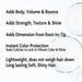 BODYDENSE Vegan Hair Oil for Volume Texture Body Lift - SNOBGIRLS.com