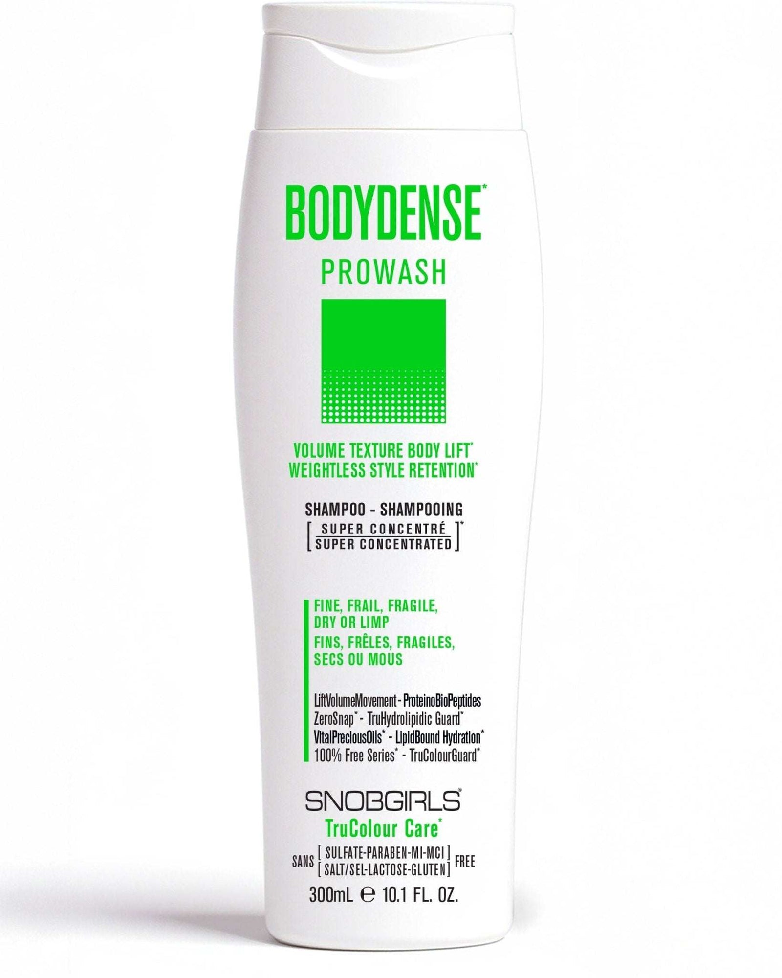 BODYDENSE Vegan Hair Shampoo for fine, fragile hair with volume, texture, and weightless style retention