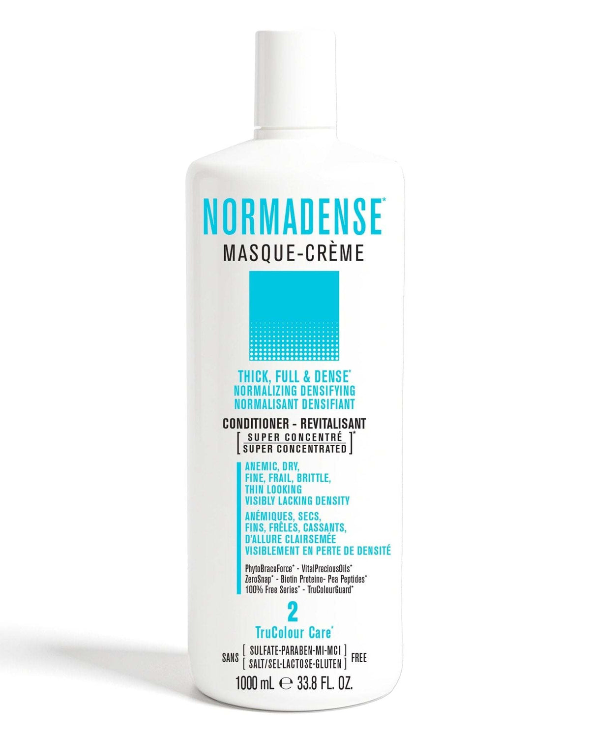 DUO NORMADENSE 2 thickening conditioner for fine, brittle hair 1000 ml bottle