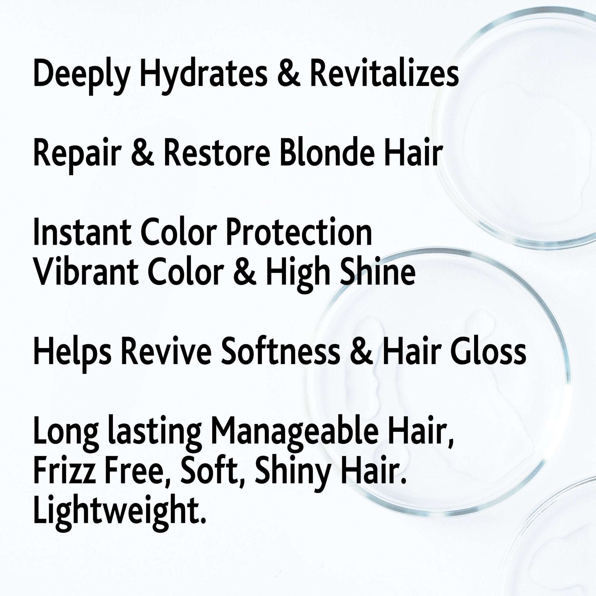LUMIERE HIGHCURE Shampoo and Conditioner Duo for blonde and platinum hair, nourishing and protecting color-treated hair