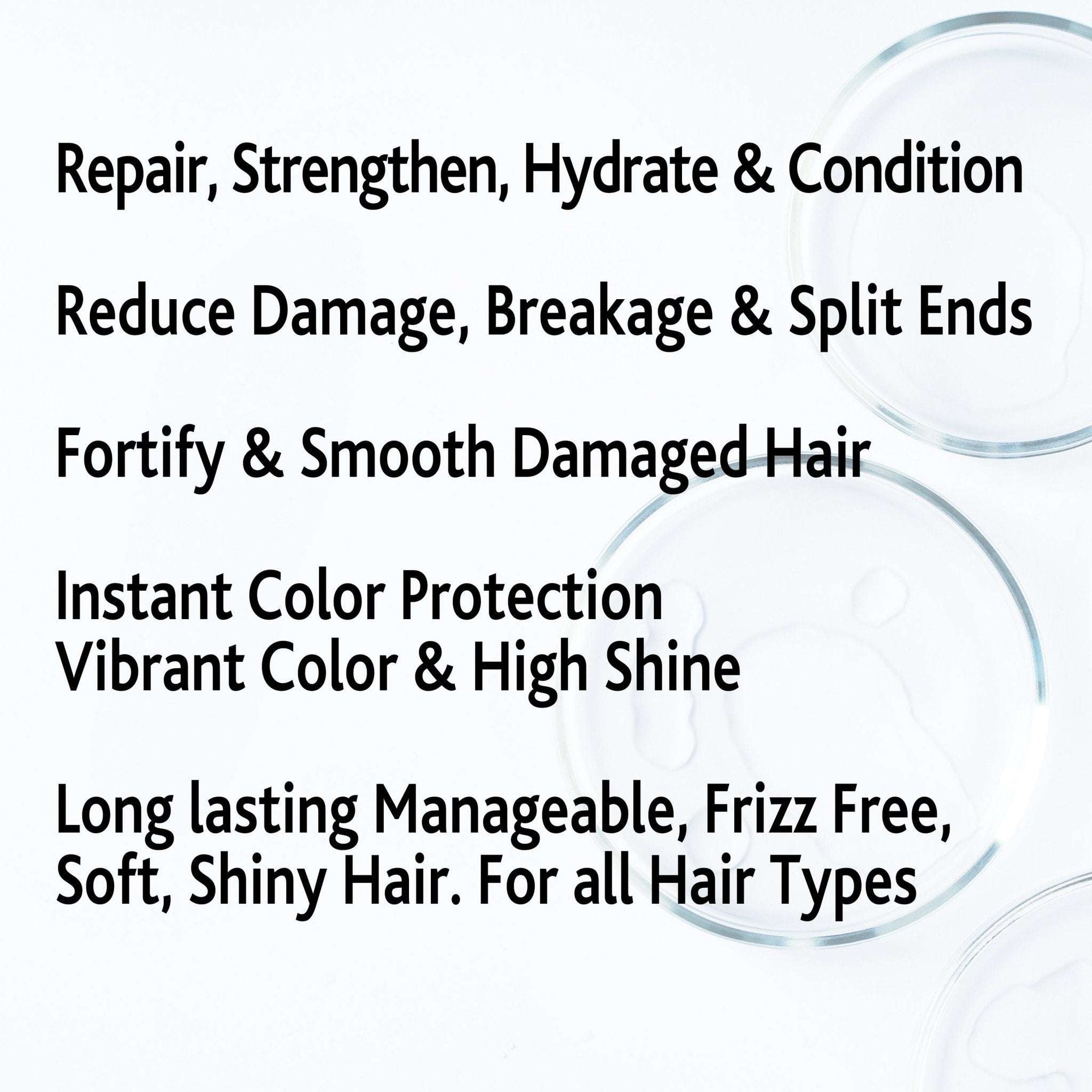 STRONGFORCE Shampoo Conditioner duo 1000ml each for restorative anti-breakage hair care