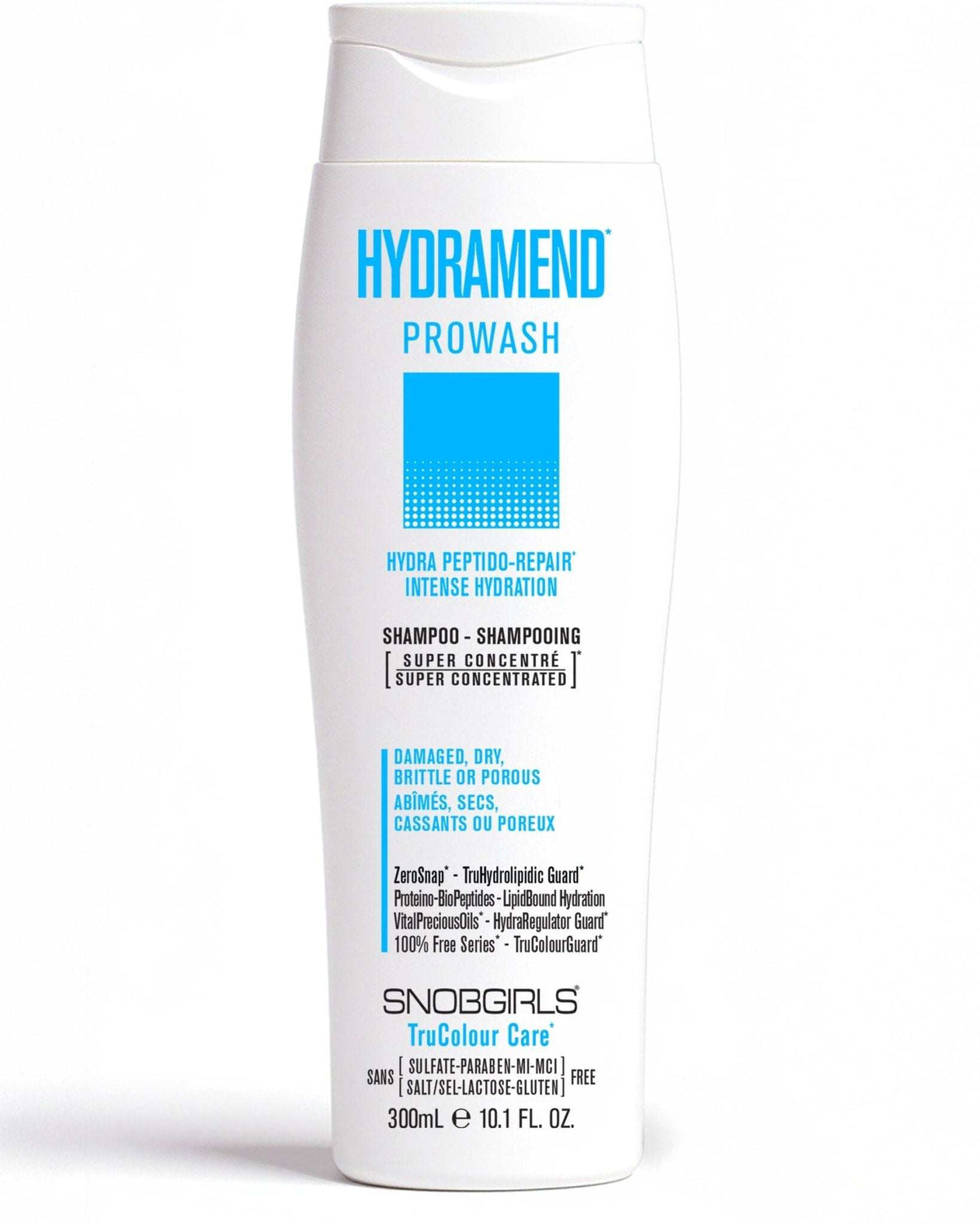 HYDRAMEND Vegan Shampoo for intense hydration and repair of damaged, dry, brittle hair