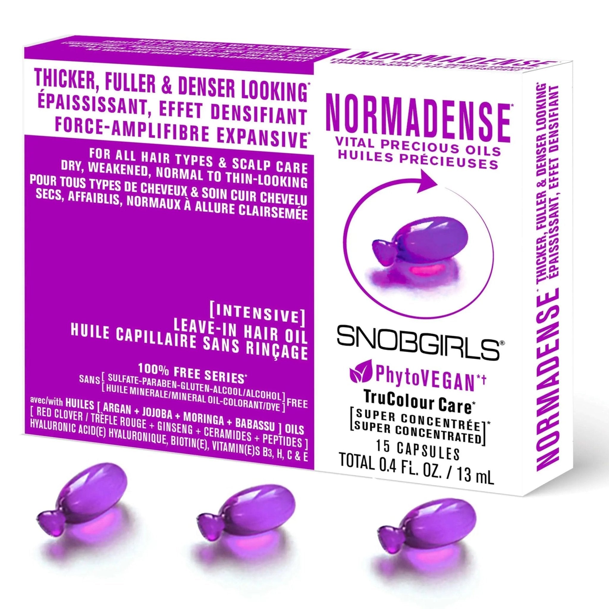 Trio NORMADENSE 2 Vegan Shampoo Conditioner, Hair Oil - SNOBGIRLS.com