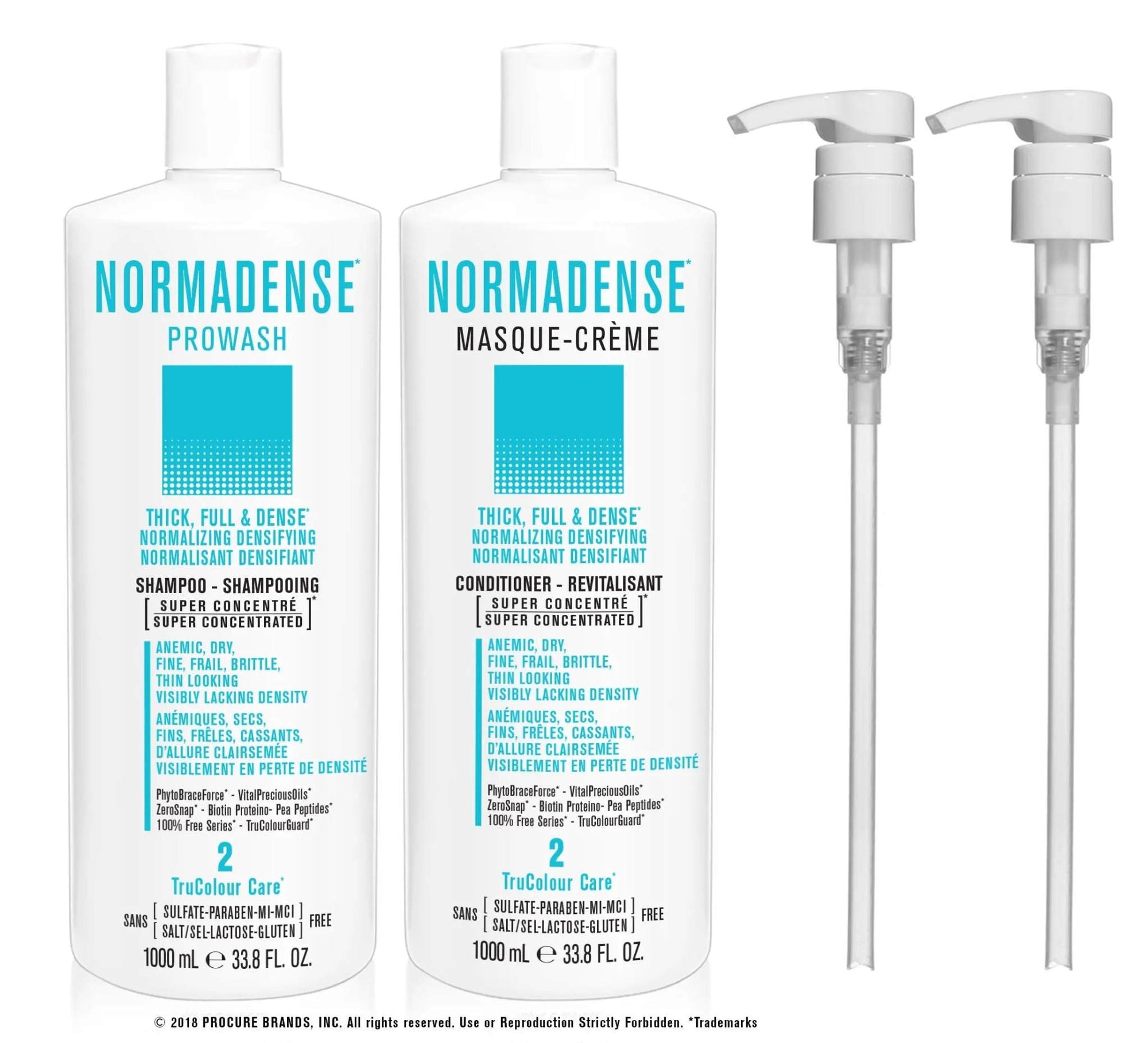 DUO NORMADENSE 2 - Prowash + Masque-Creme 1000 mLShampoo Conditioner SNOBGIRLS.com