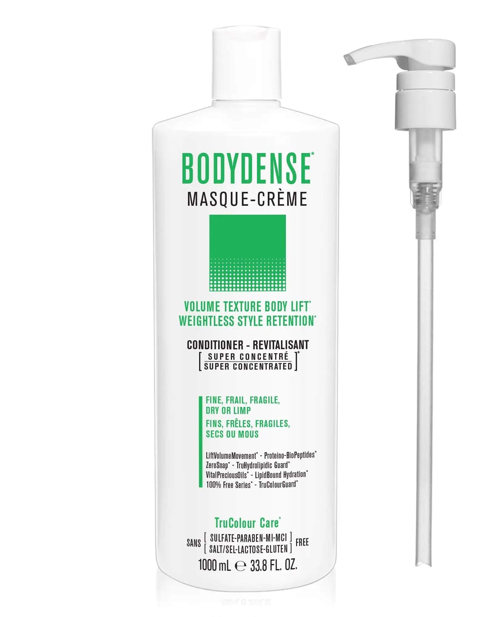 BODYDENSE Masque-Creme (conditioner) 33.8 FL. OZ. + Pump - SNOBGIRLS.com