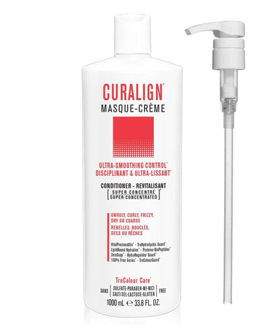CURALIGN Masque - Creme Vegan Hair Conditioner & Pump - SNOBGIRLS.com