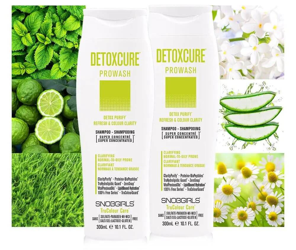 DETOXCURE Prowash Vegan Hair Shampoo & Pump - SNOBGIRLS.com