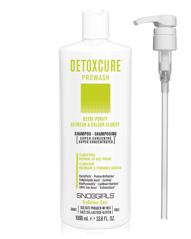 DETOXCURE Prowash Vegan Hair Shampoo & Pump - SNOBGIRLS.com