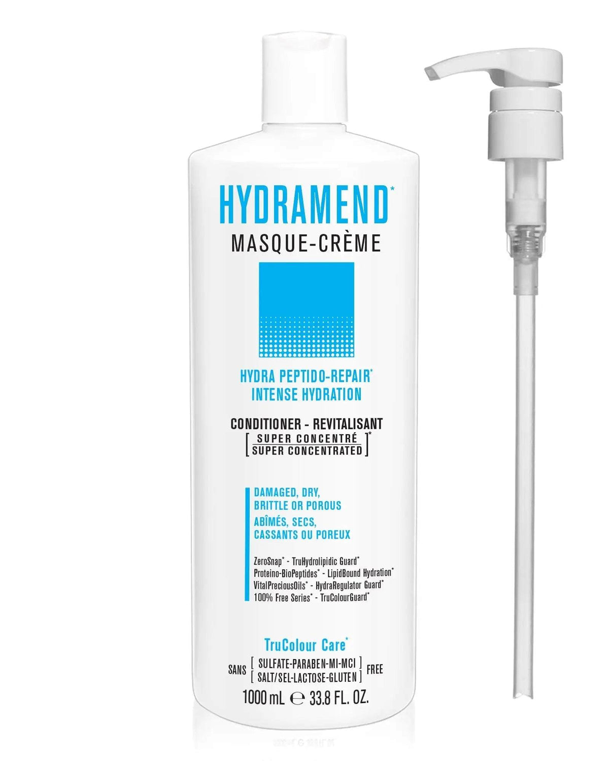 HYDRAMEND Masque-Creme Vegan Hydrating Conditioner &amp; PumpHYDRAMEND Masque-Creme Vegan Hydrating Conditioner &amp; PumpSNOBGIRLS.com