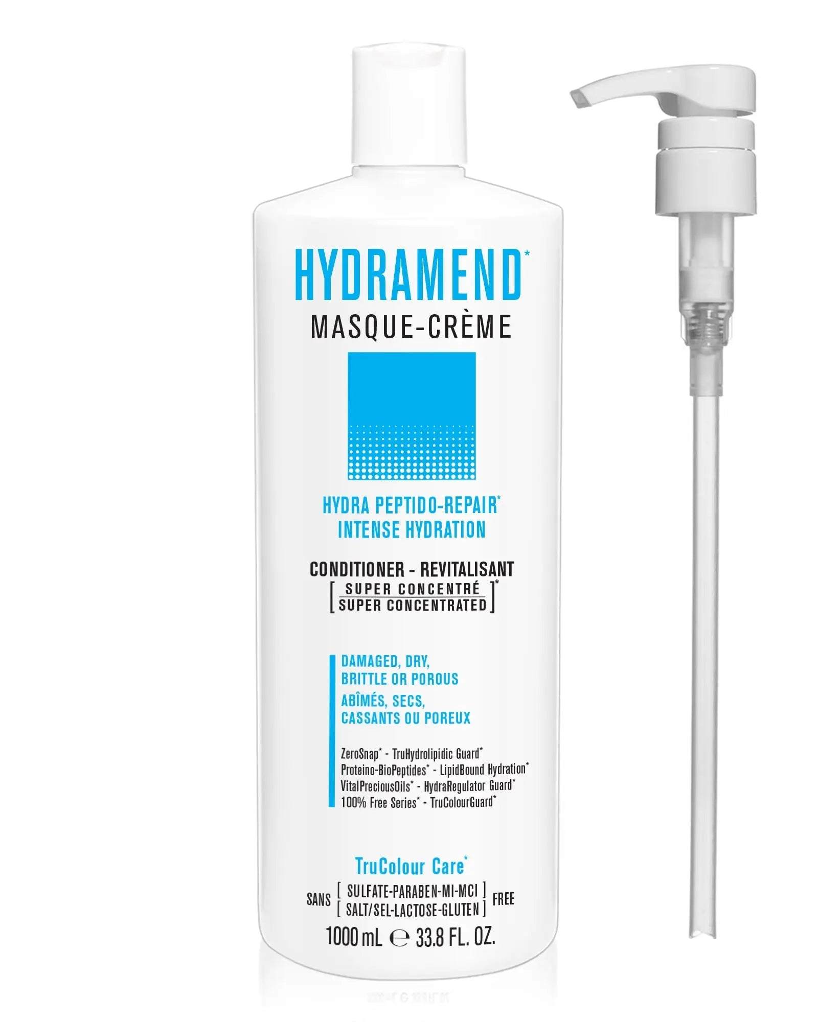 HYDRAMEND Masque-Creme (conditioner) 33.8 FL. OZ. + Pump - SNOBGIRLS.com