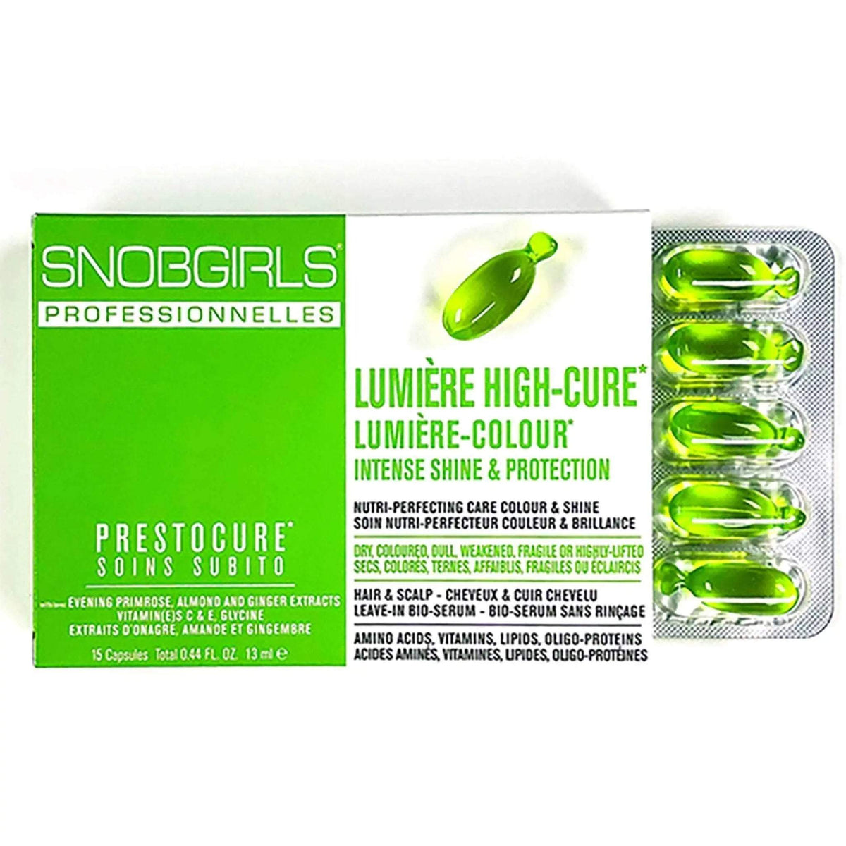 LUMIERE-COLOUR Perfect Colour &amp; Shine Hair Oil 45 Capsules - SNOBGIRLS.com