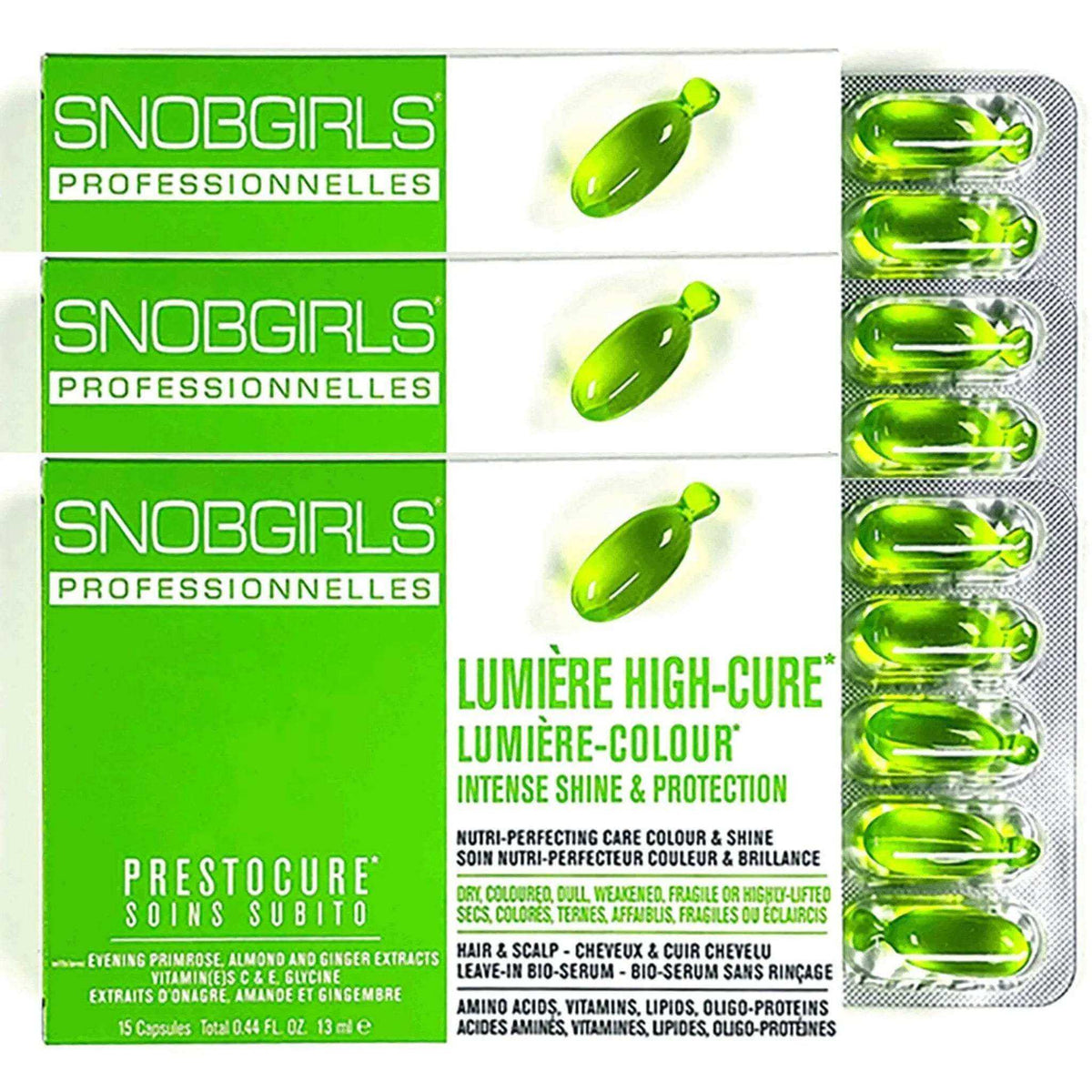 LUMIERE-COLOUR Perfect Colour &amp; Shine Hair Oil 45 Capsules - SNOBGIRLS.com