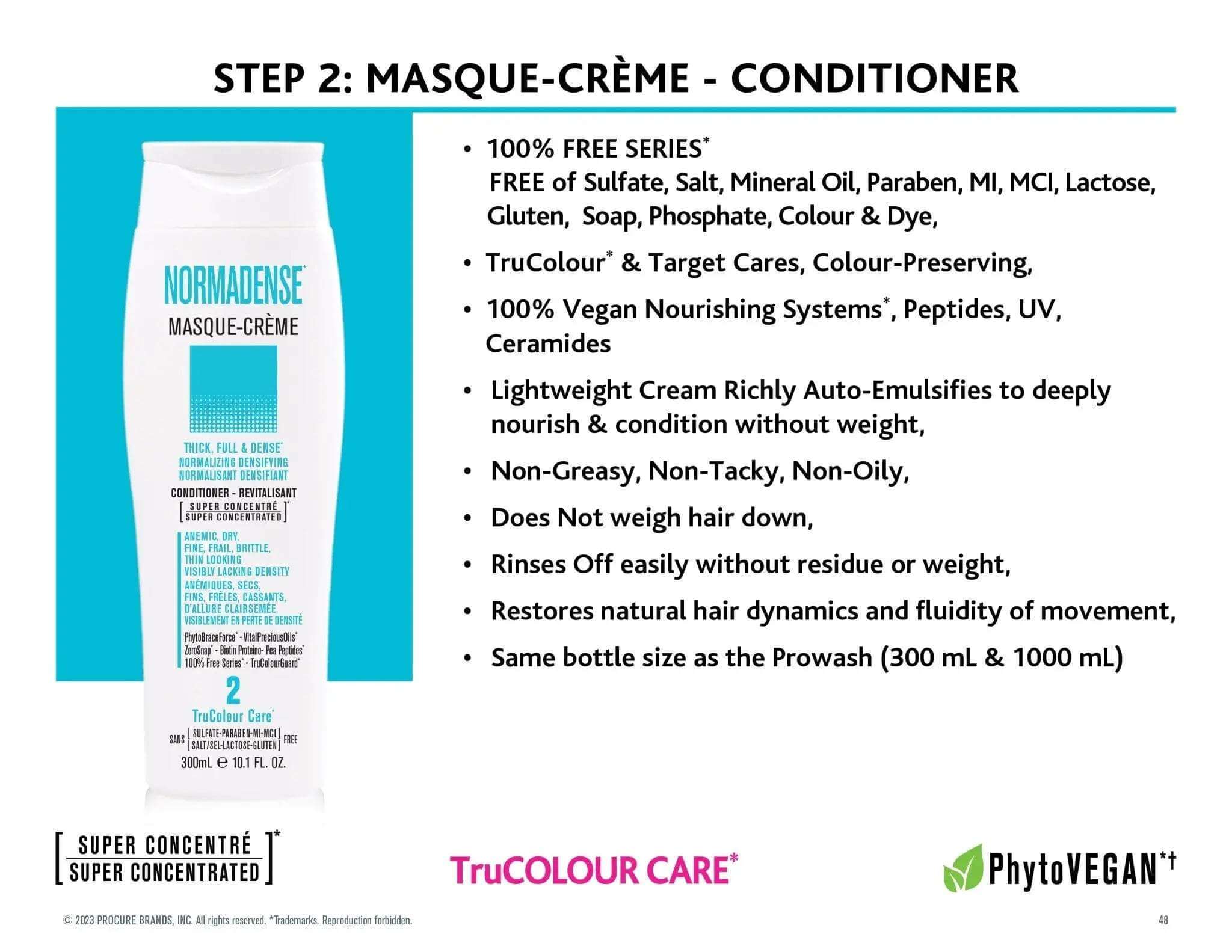 NORMADENSE 2 Masque - Creme Vegan Conditioner - SNOBGIRLS.com