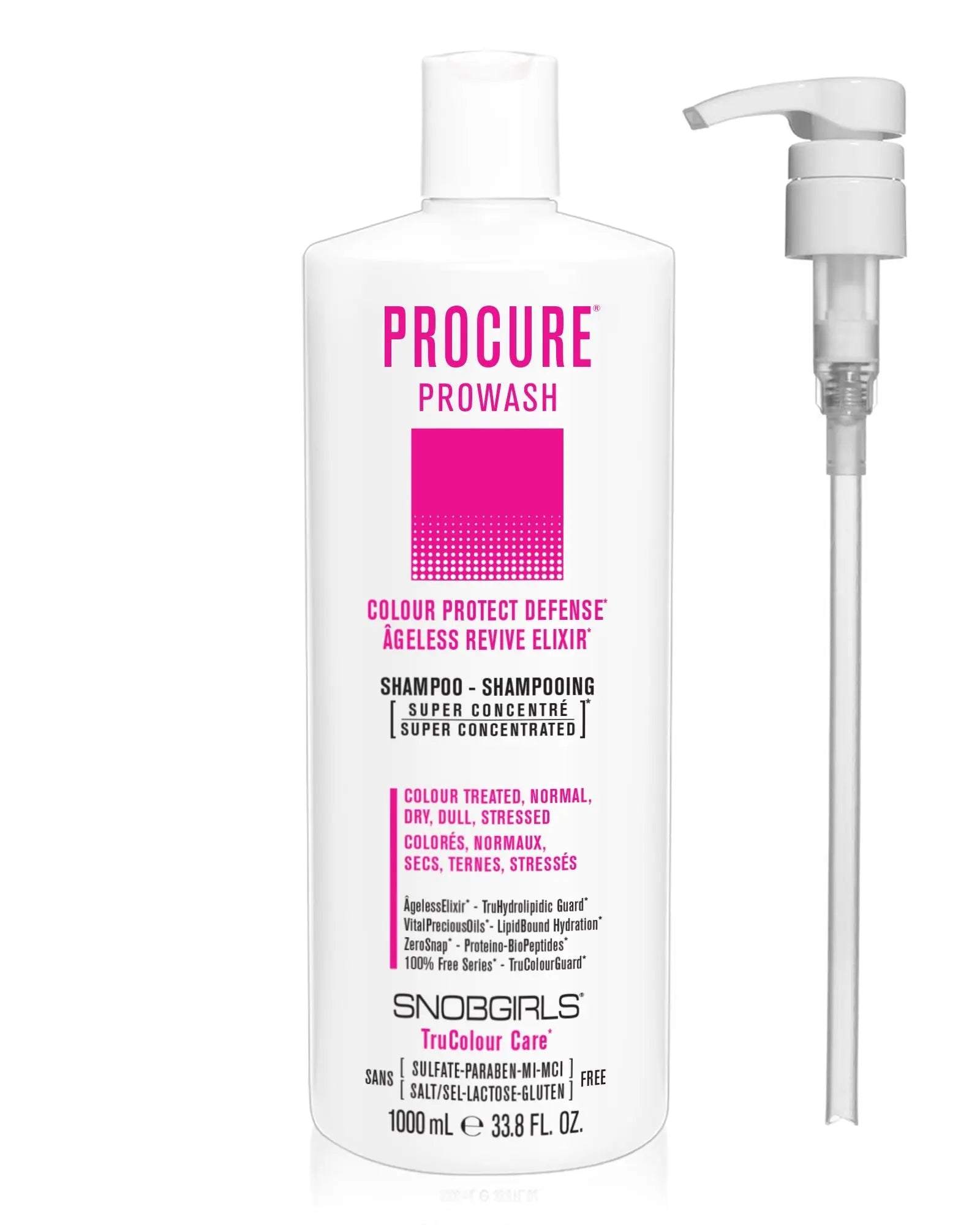 PROCURE Prowash (shampoo) 33.8 FL. OZ. + Pump - SNOBGIRLS.com