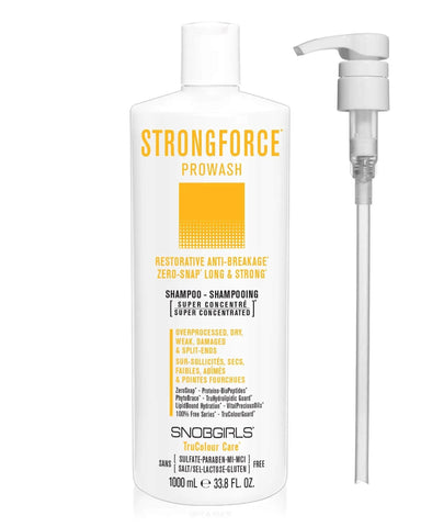 STRONGFORCE Prowash Vegan Hair Shampoo & Pump - SNOBGIRLS.com