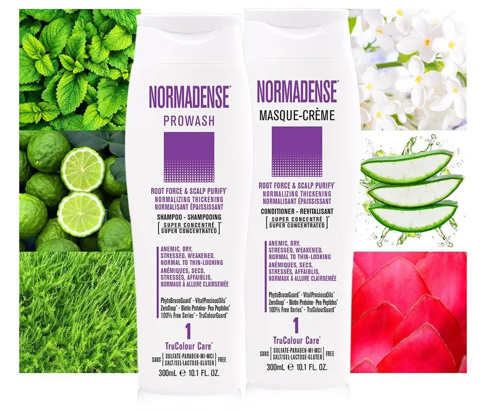Trio NORMADENSE 1 Vegan Shampoo, Conditioner, Hair Oil for Thin-LookinVegan Shampoo ConditionerSNOBGIRLS.com