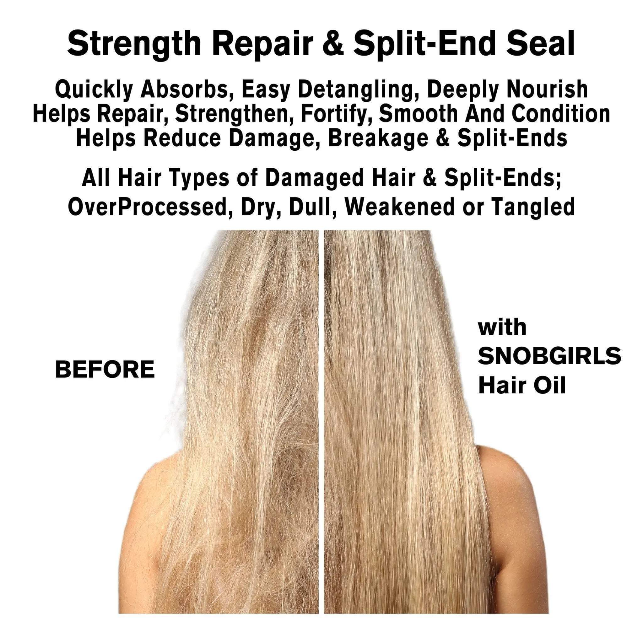 Trio STRONGFORCE Vegan Shampoo, Conditioner, Hair Oil - SNOBGIRLS.com