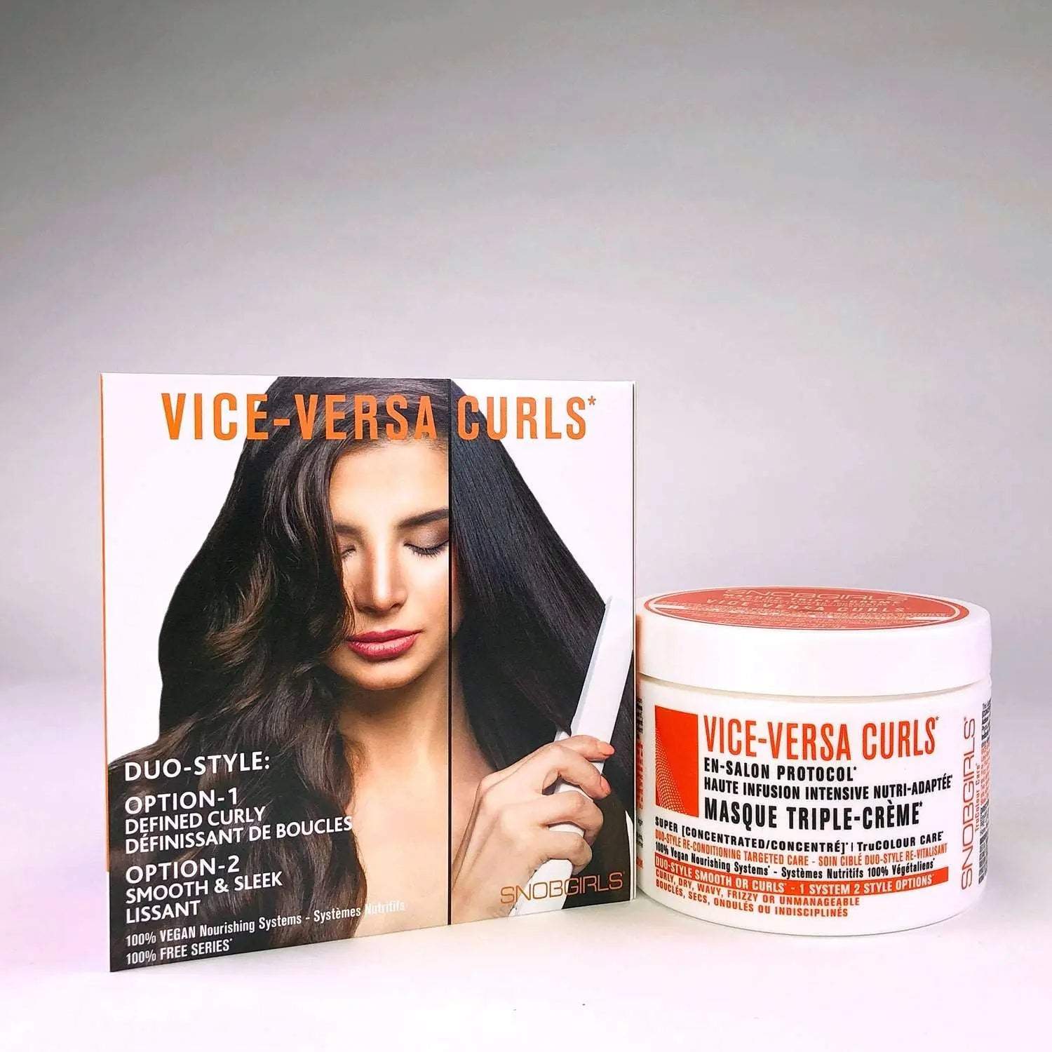 VICE-VERSA CURLS Duo-Style: Smoothing or Curl Defining Triple-Creme Masque - SNOBGIRLS.com