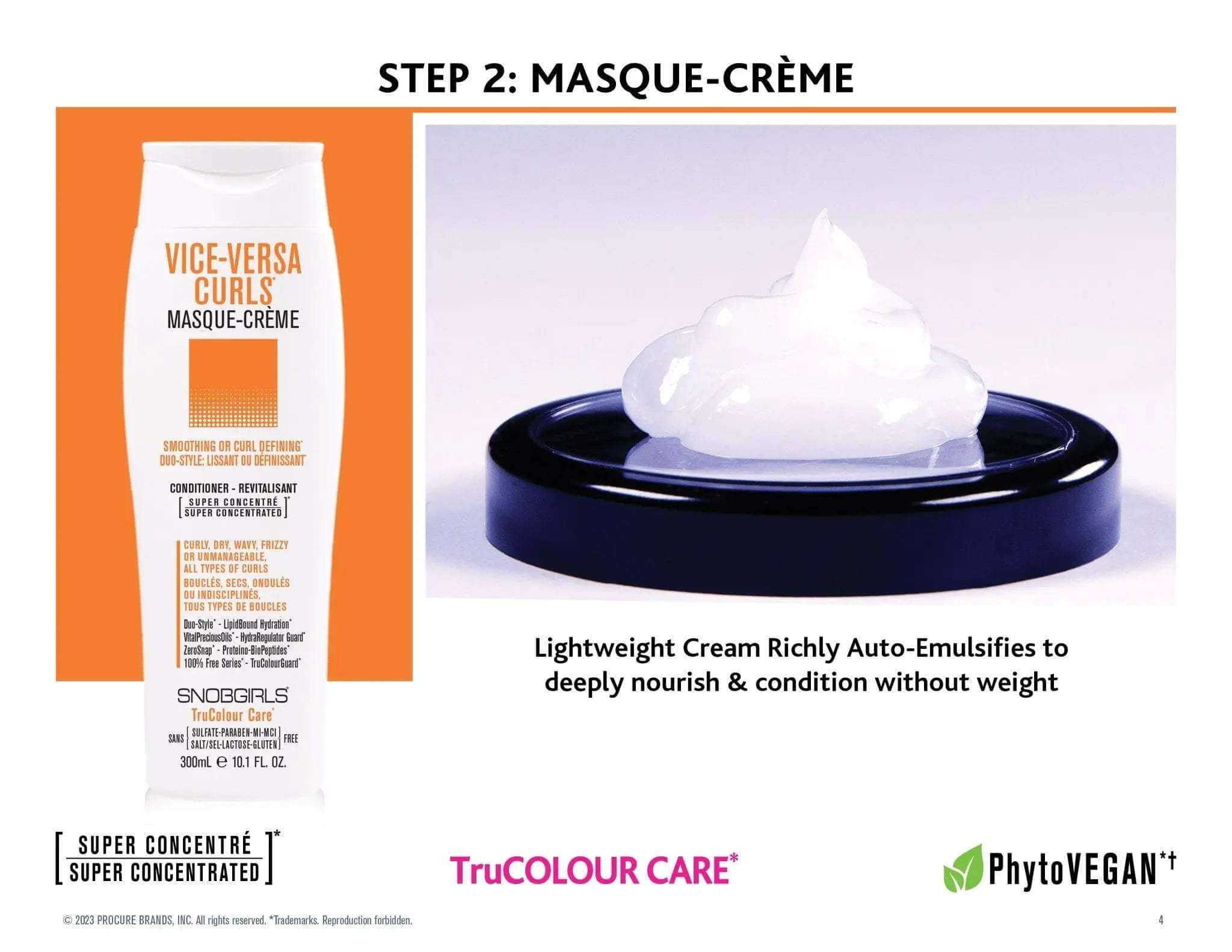 VICE - VERSA CURLS Masque - Creme Vegan Hair Conditioner - SNOBGIRLS.com