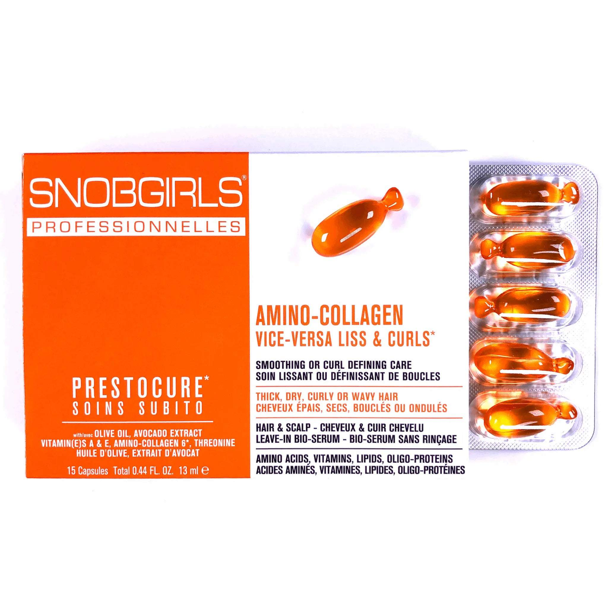 VICE-VERSA LISS &amp; CURLS Oil 45 Capsules - SNOBGIRLS.com